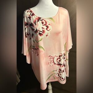 Woman’s  flowery blouse